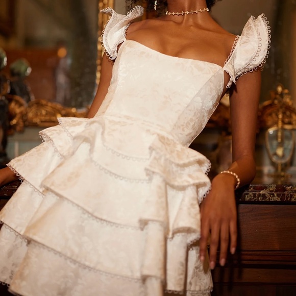 V. Chapman Dresses & Skirts - The Patisserie Dress in Coconut Macaron - 6 / Coconut Macaron × 1